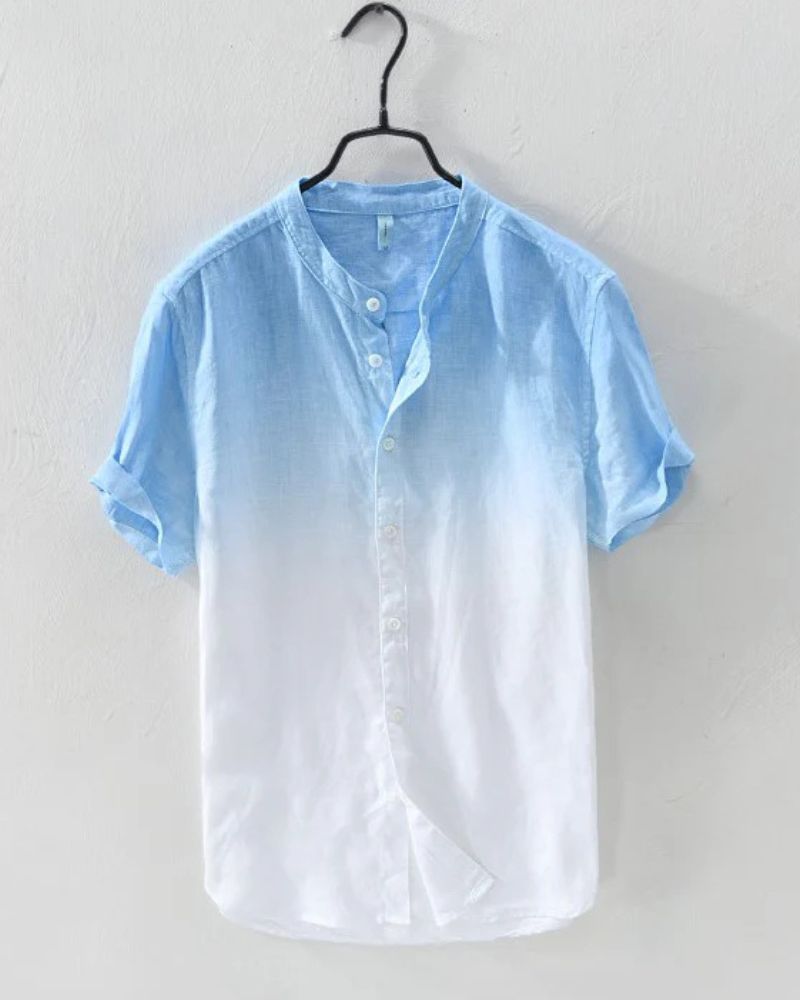 Aqua Mint & Sky Gradient Shirt Combo