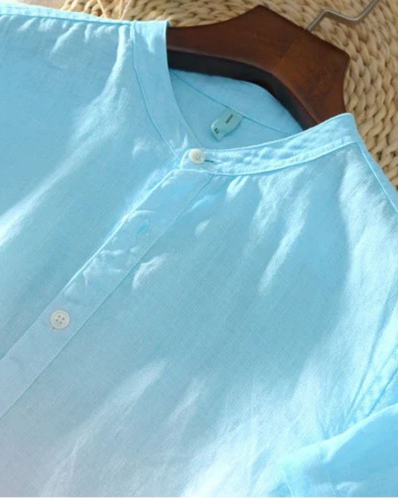 Aqua Blue Ombre Shirt-Funky Babaji