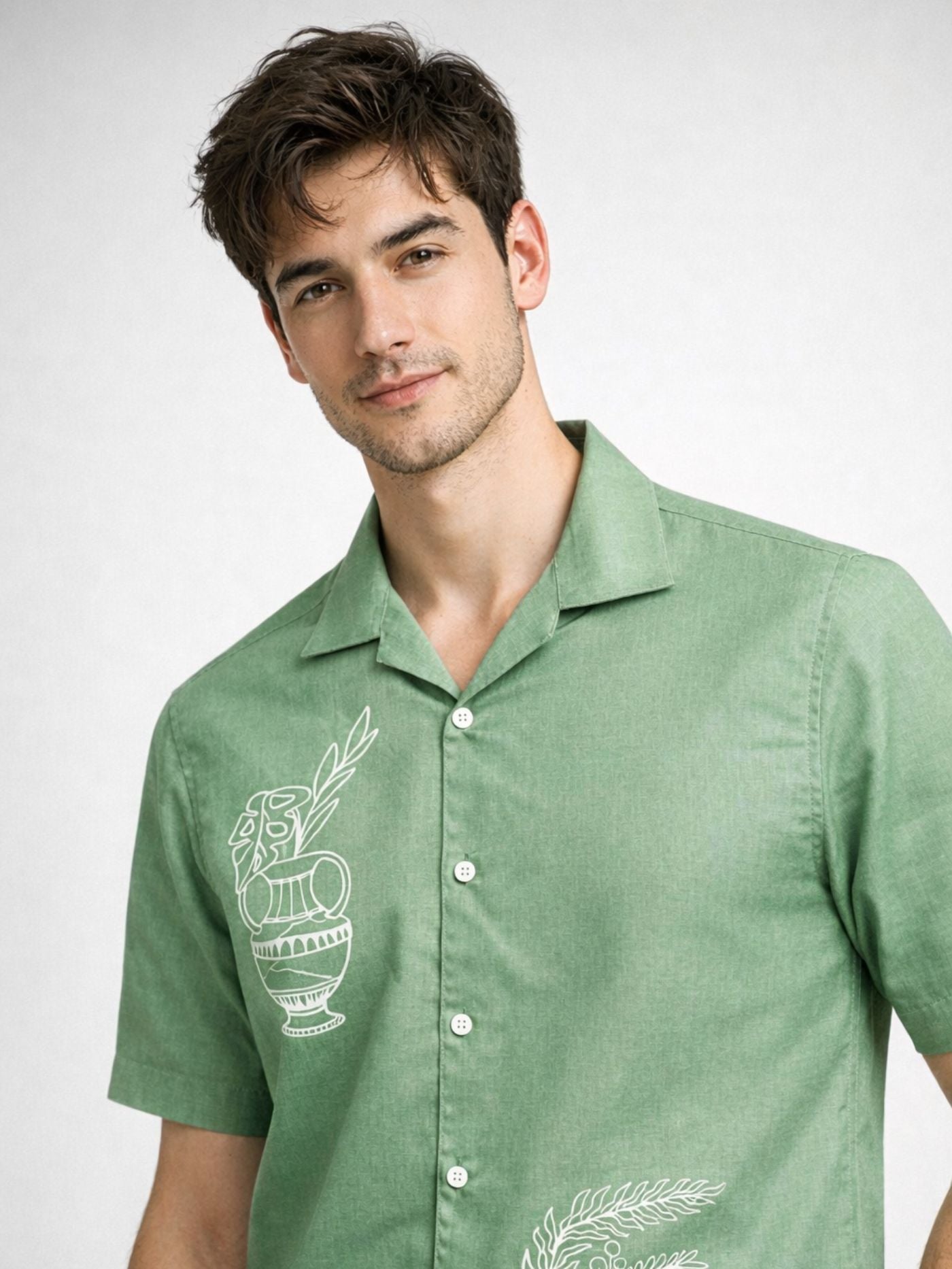 Artisan Sketch Sage Shirt